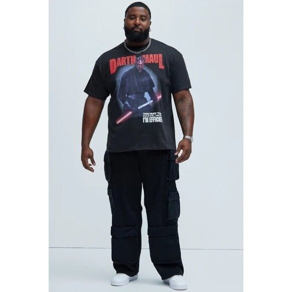 Star Wars Darth Maul Efficient Short Sleeve Tee T-Shirt Sci-Fi Movie Mens - Picture 5 of 5